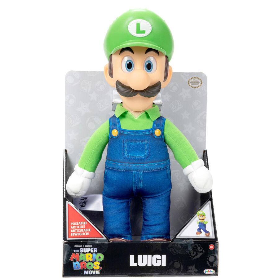 Peluche Luigi La Pelicula Super Mario Bros 30cm - Frikibase.com