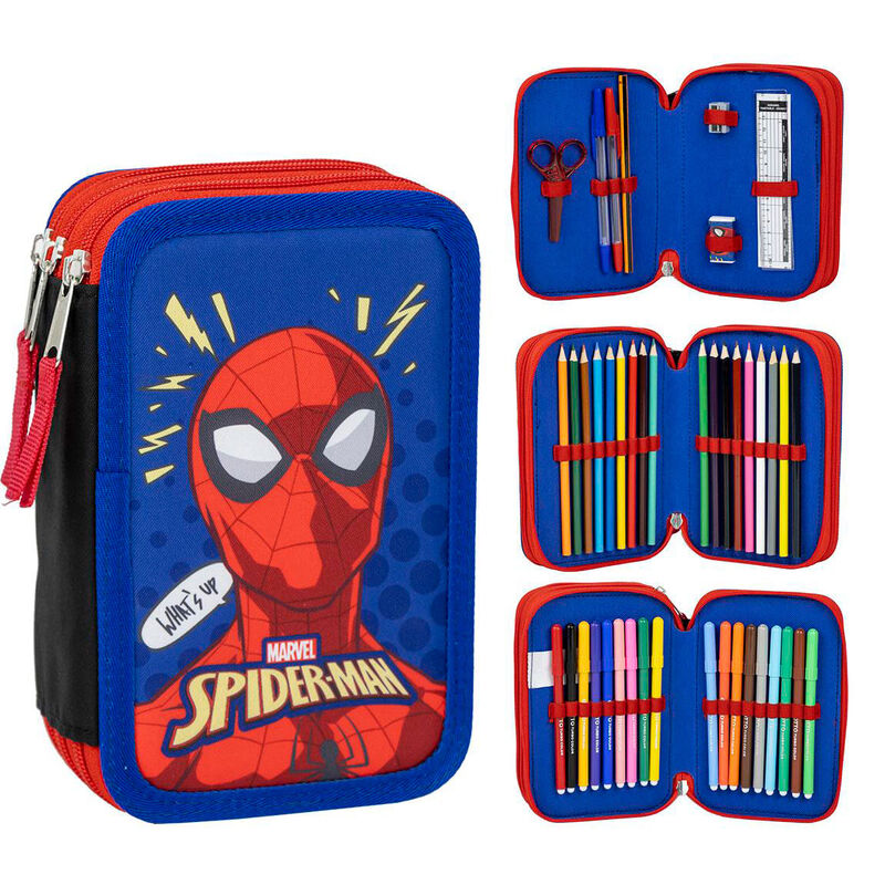 Plumier Spiderman Marvel triple - Frikibase.com