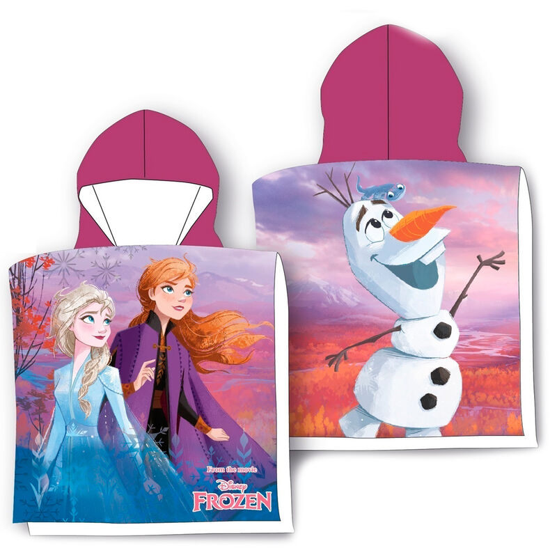 Poncho toalla Frozen Disney algodon - Frikibase.com