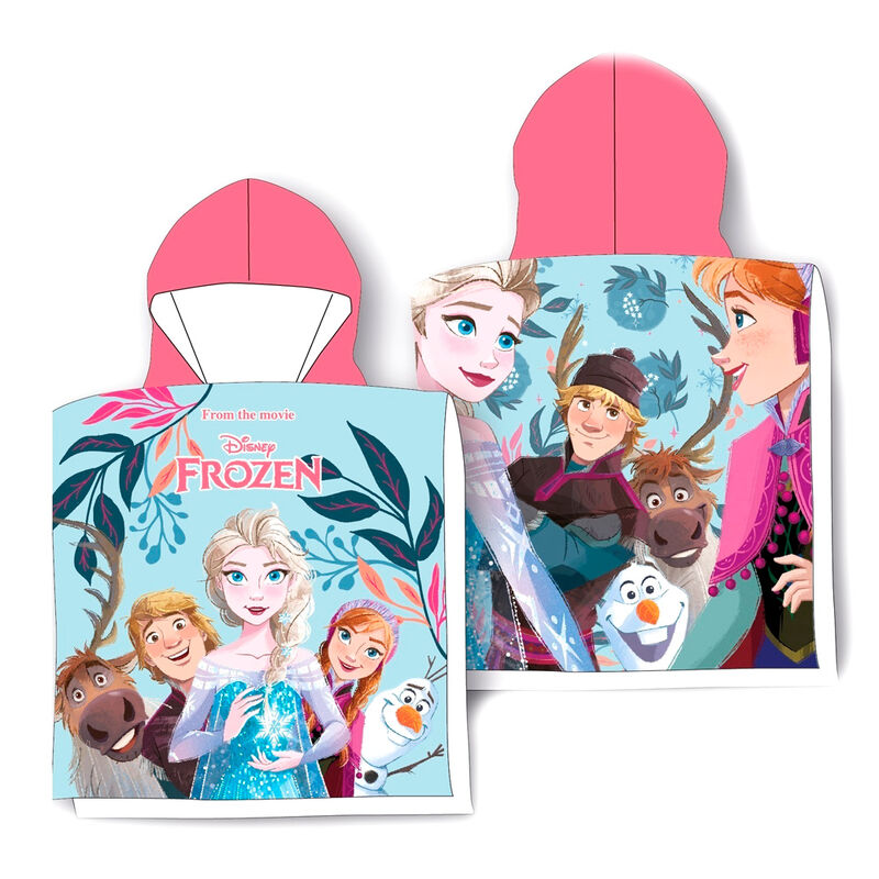 Poncho toalla Frozen Disney microfibra - Frikibase.com