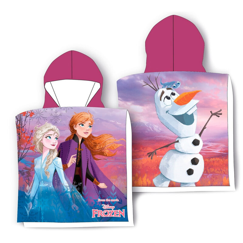 Poncho toalla Frozen Disney microfibra - Frikibase.com