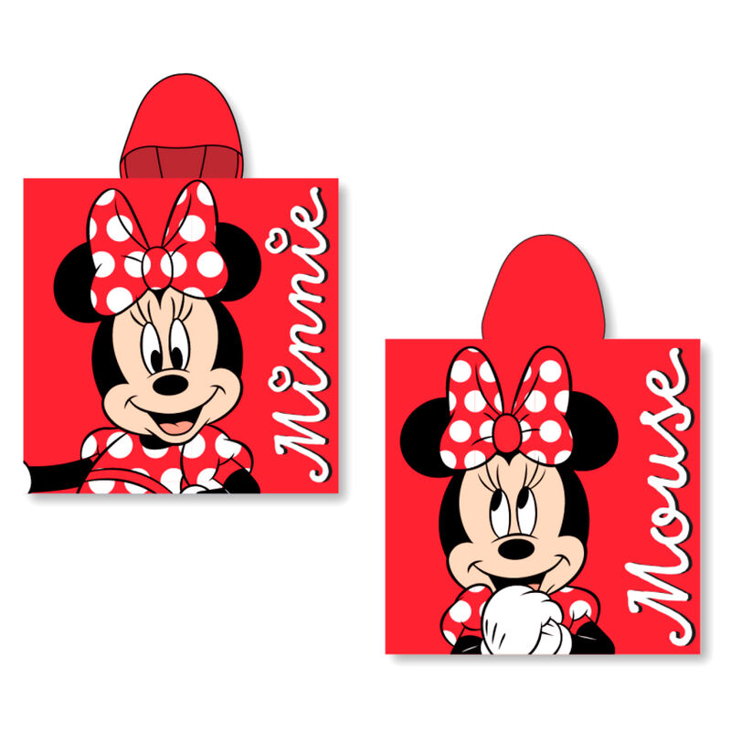 Poncho toalla Minnie Disney algodon - Frikibase.com