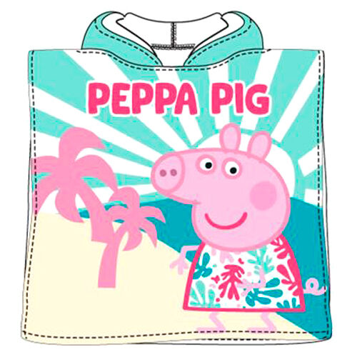 Poncho toalla Peppa Pig microfibra - Frikibase.com