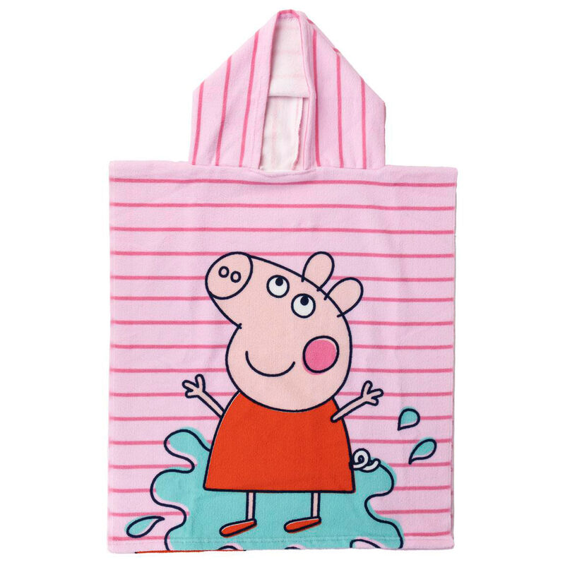 Poncho toalla Peppa Pig microfibra - Frikibase.com