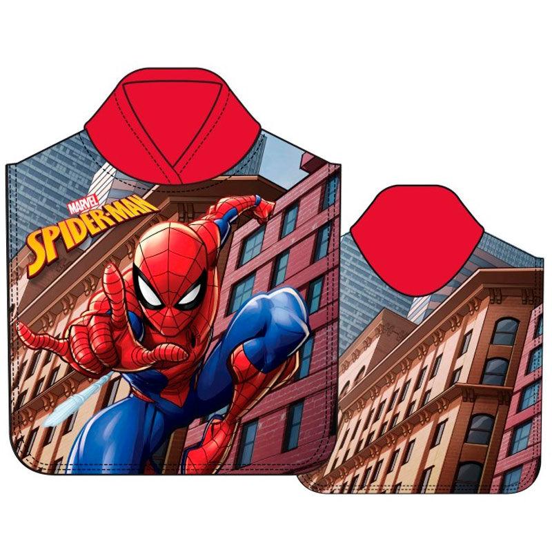 Poncho toalla Spiderman Marvel microfibra - Frikibase.com