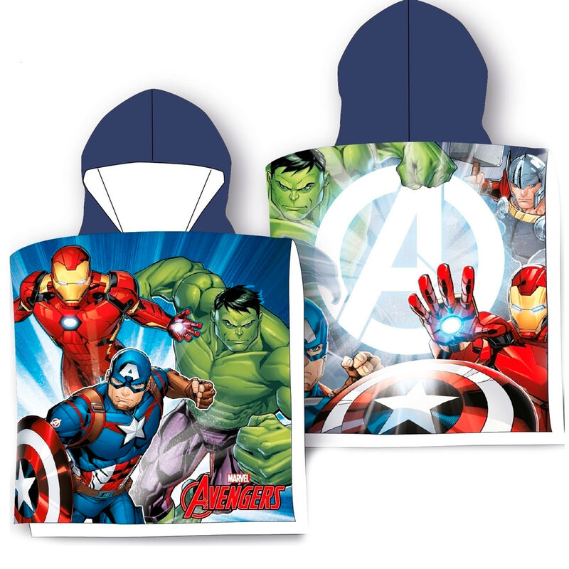 Poncho toalla Vengadores Avengers Marvel algodon - Frikibase.com