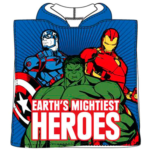 Poncho toalla Vengadores Avengers Marvel microfibra - Frikibase.com