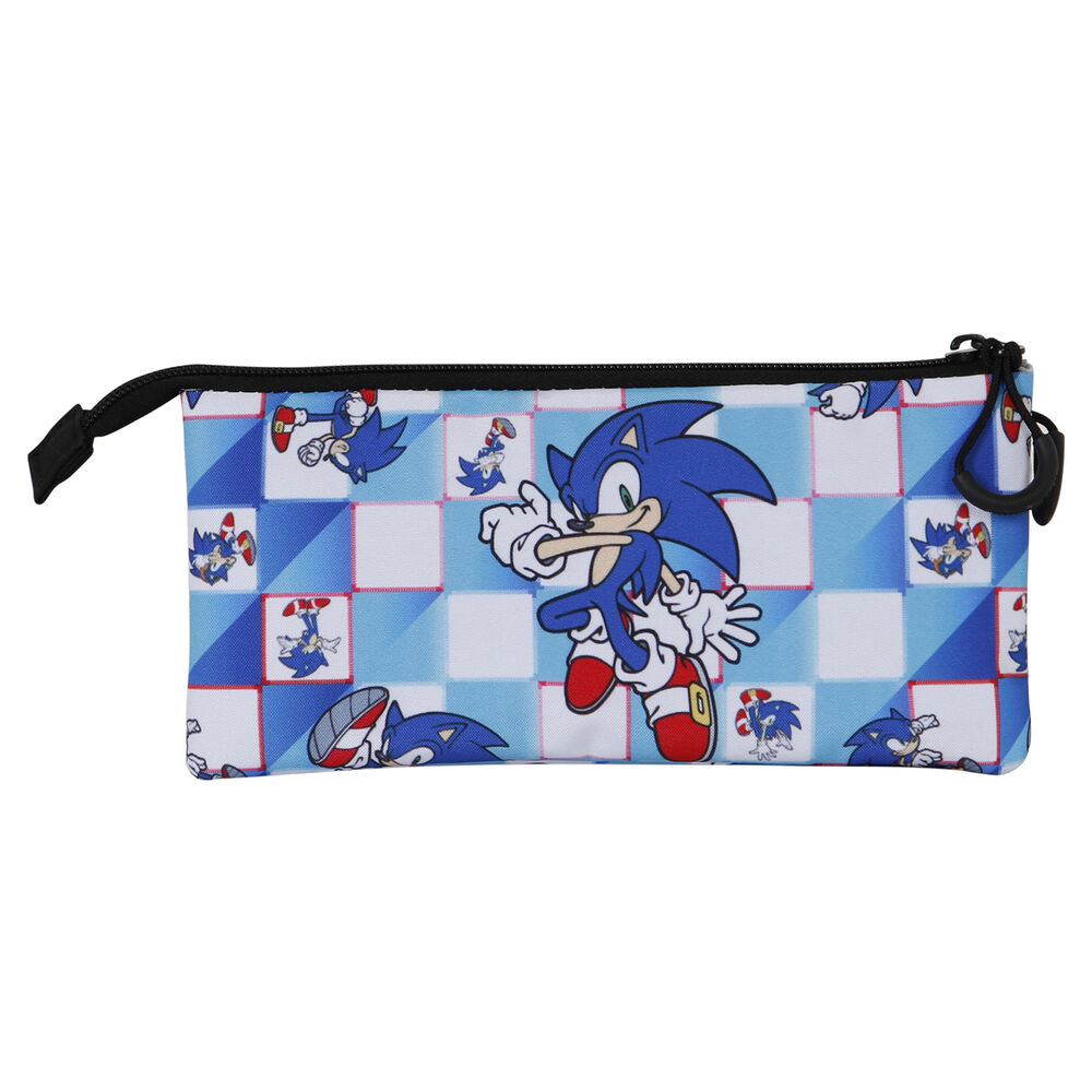 Portatodo Blue Lay Sonic The Hedgehog triple - Frikibase.com