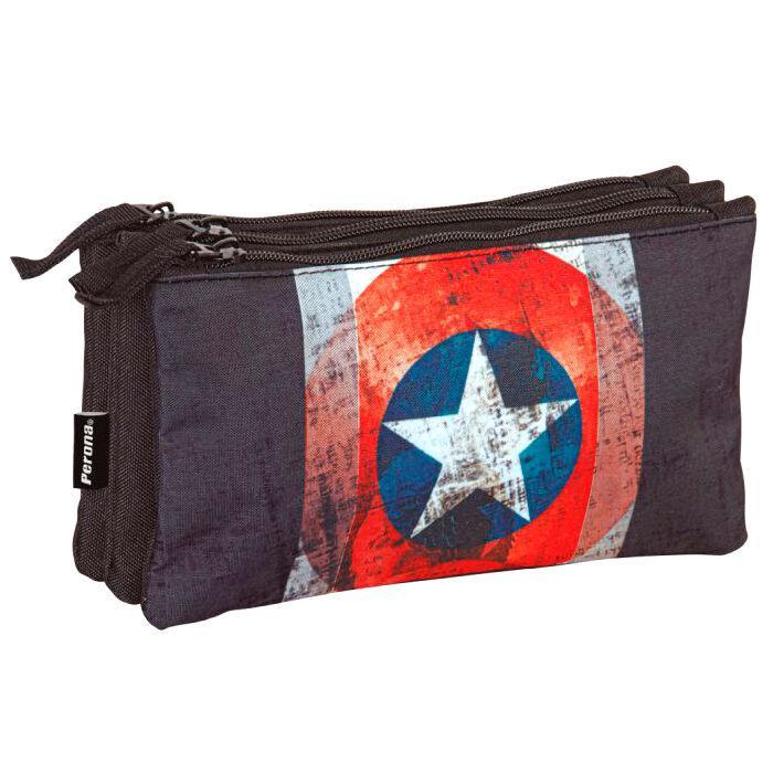 Portatodo Heritage Capitan America Marvel triple - Frikibase.com