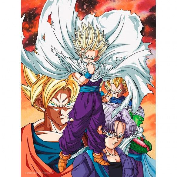 Poster cristal Heroes vs Cell Dragon Ball Z - Frikibase.com