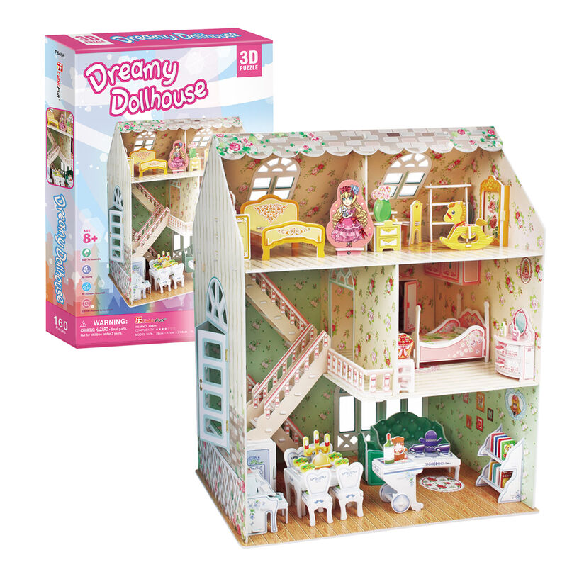 Puzzle 3D Casa de muñecas de ensueño 160pzs - Frikibase.com