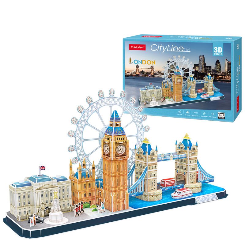 Puzzle 3D Londres City Line 107pzs - Frikibase.com