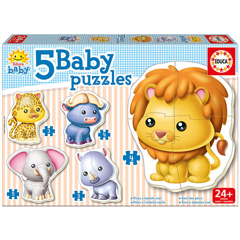 Puzzle Animales Salvajes 2-5pzs - Frikibase.com