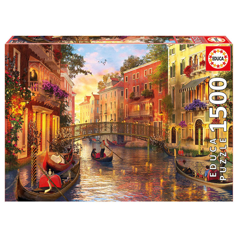 Puzzle Atardecer en Venecia 1500pzs - Frikibase.com