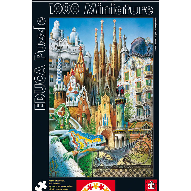 Puzzle Collage Gaudi 1000pzs - Frikibase.com