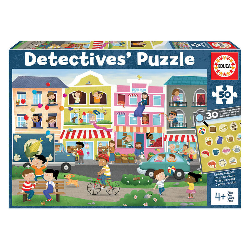 Puzzle Detectives Ciudad 50pzs - Frikibase.com