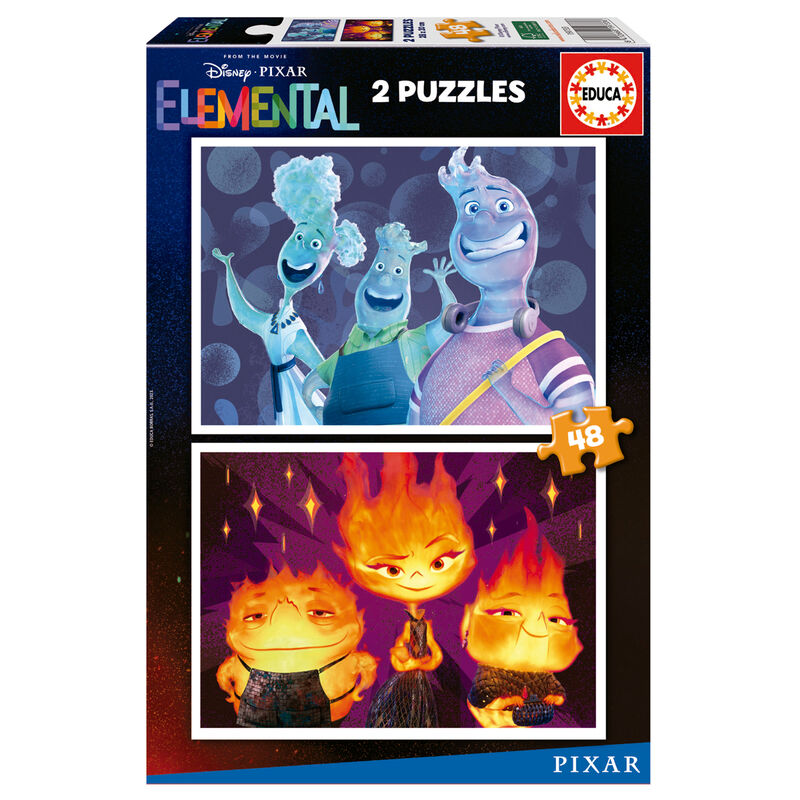 Puzzle Elemental Disney 2x48pzs - Frikibase.com