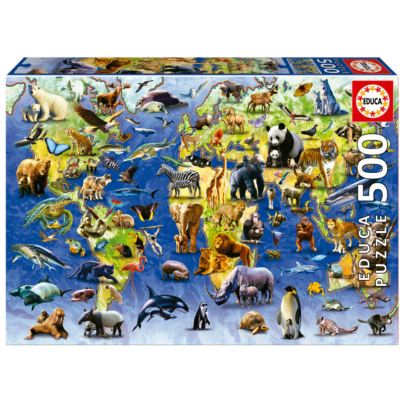 Puzzle Especies en Peligro de Extincion 500pzs - Frikibase.com