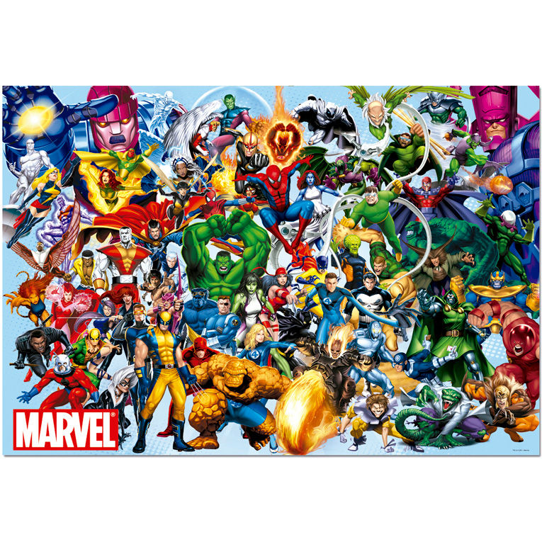 Puzzle Heroes de Marvel 1000pzs - Frikibase.com