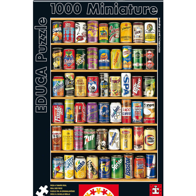 Puzzle Latas 1000pzs - Frikibase.com