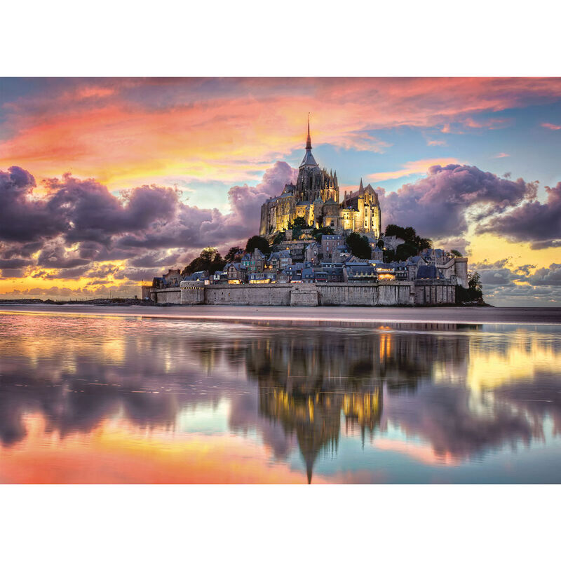 Puzzle Le Magnifique Mont Saint-Michel 1000pzs - Frikibase.com