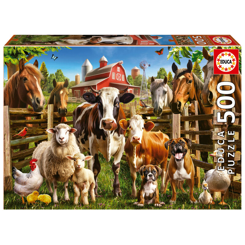 Puzzle Los Traviesos de la Granja 500pzs - Frikibase.com