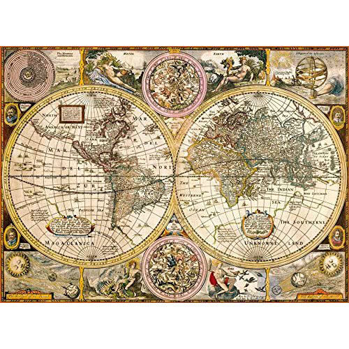 Puzzle Mapa Antiguo 3000pzs - Frikibase.com