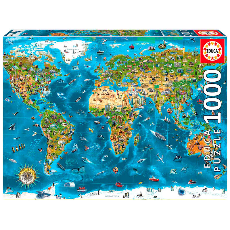 Puzzle Maravillas del Mundo 1000pzs - Frikibase.com