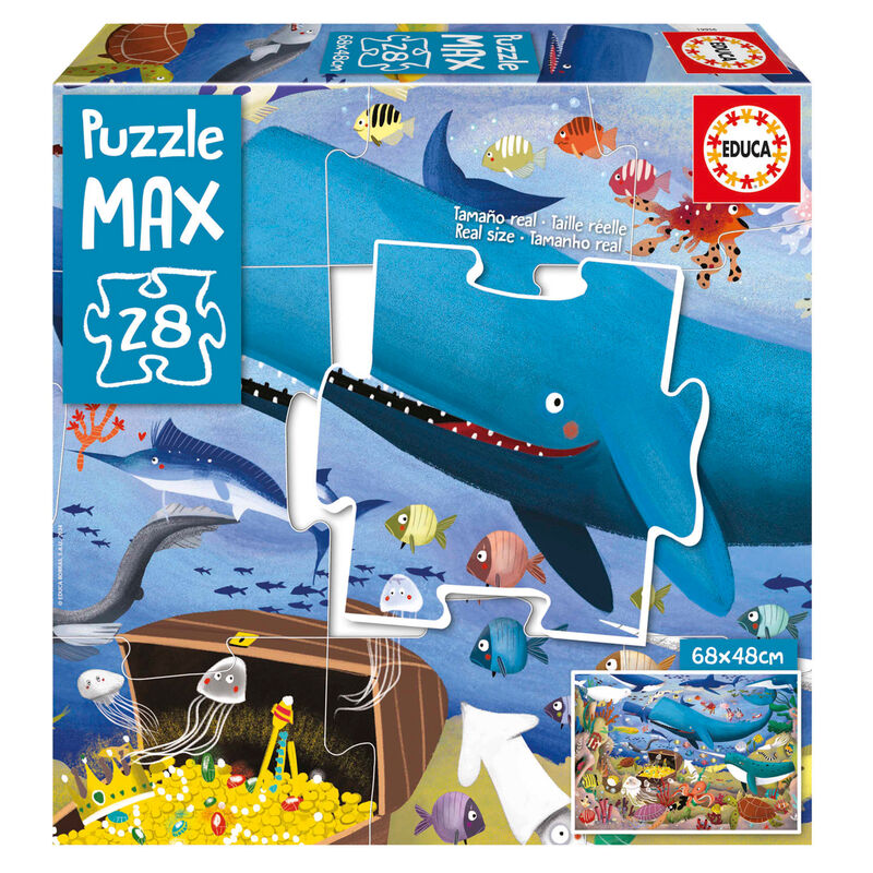 Puzzle Max Animales Bajo el Mar 28pzs - Frikibase.com