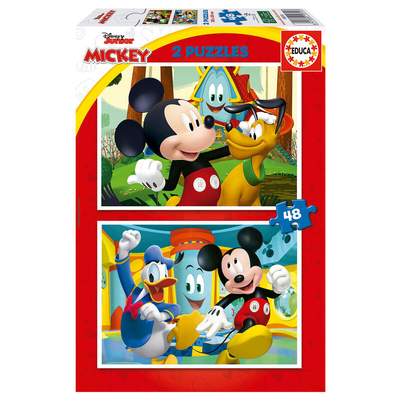 Puzzle Mickey Mouse Fun House Disney 2x48pzs - Frikibase.com