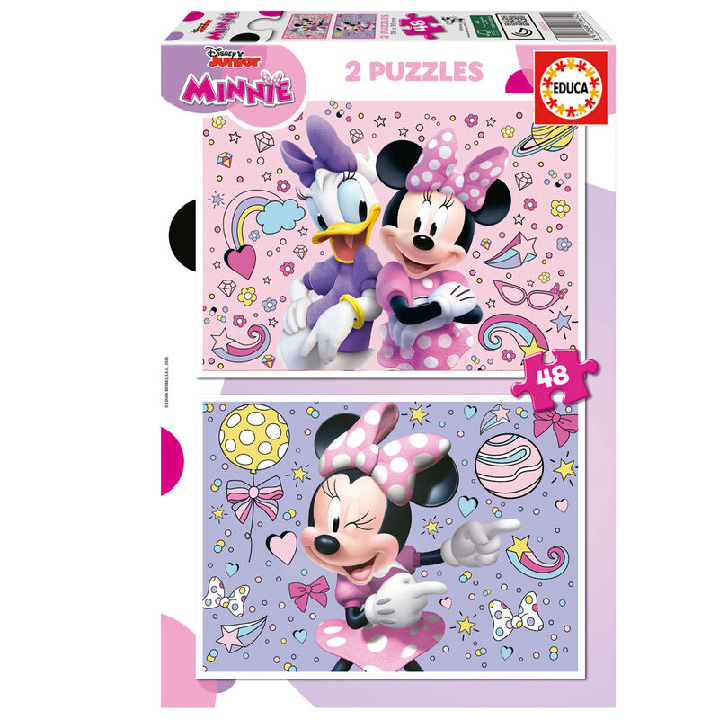 Puzzle Minnie Disney 2x48pzs - Frikibase.com