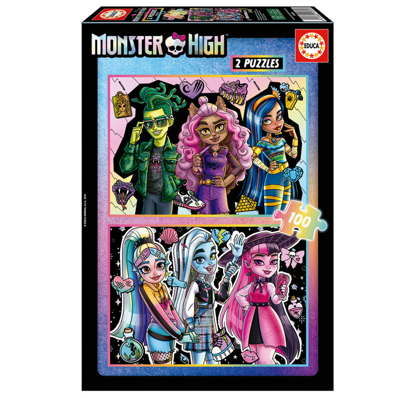 Puzzle Monster High 2x100pzs - Frikibase.com