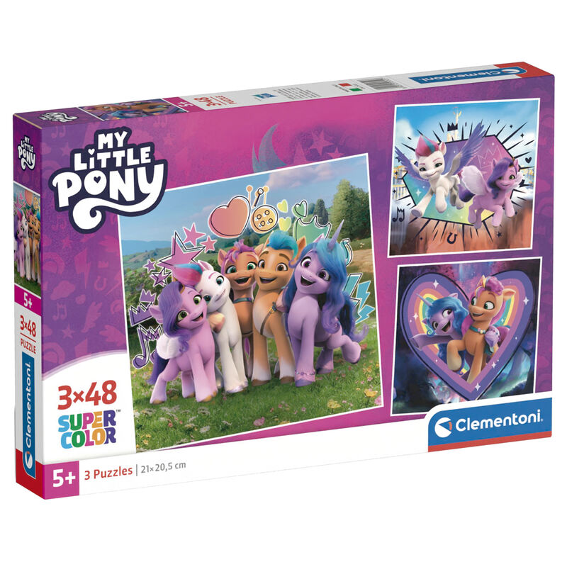 Puzzle My Little Pony 3x48pzs - Frikibase.com