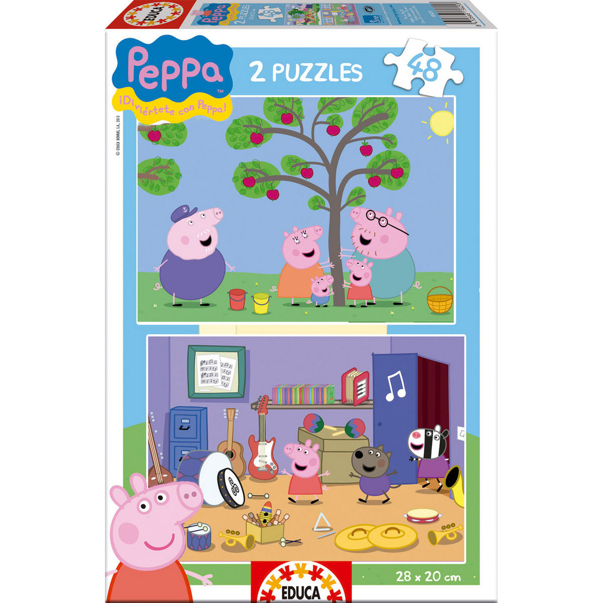 Puzzle Peppa Pig 2x48pzs - Frikibase.com