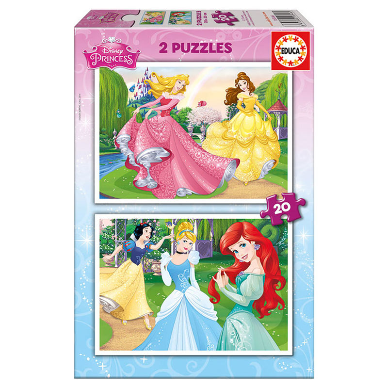 Puzzle Princesas Disney 2x20pzs - Frikibase.com