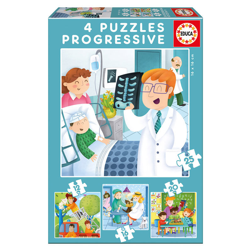 Puzzle Progresivo De Mayor Quiero Ser 12-16-20-25pzs - Frikibase.com