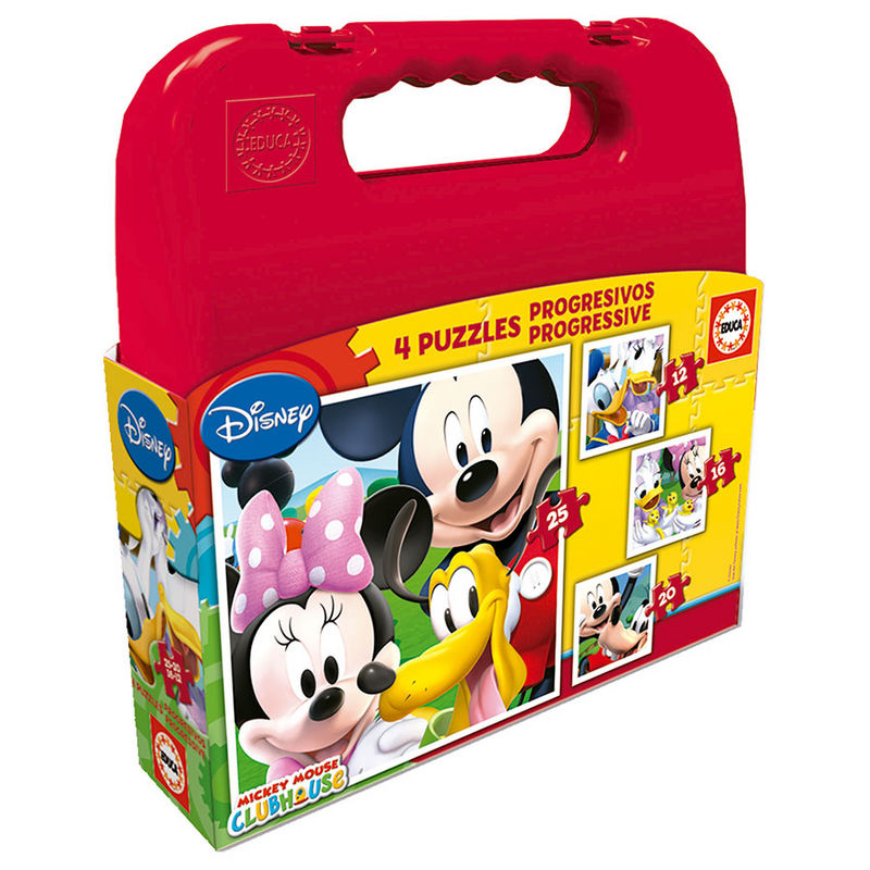 Puzzle Progresivo Mickey Mouse Club House Disney 12-16-20-25pzs - Frikibase.com