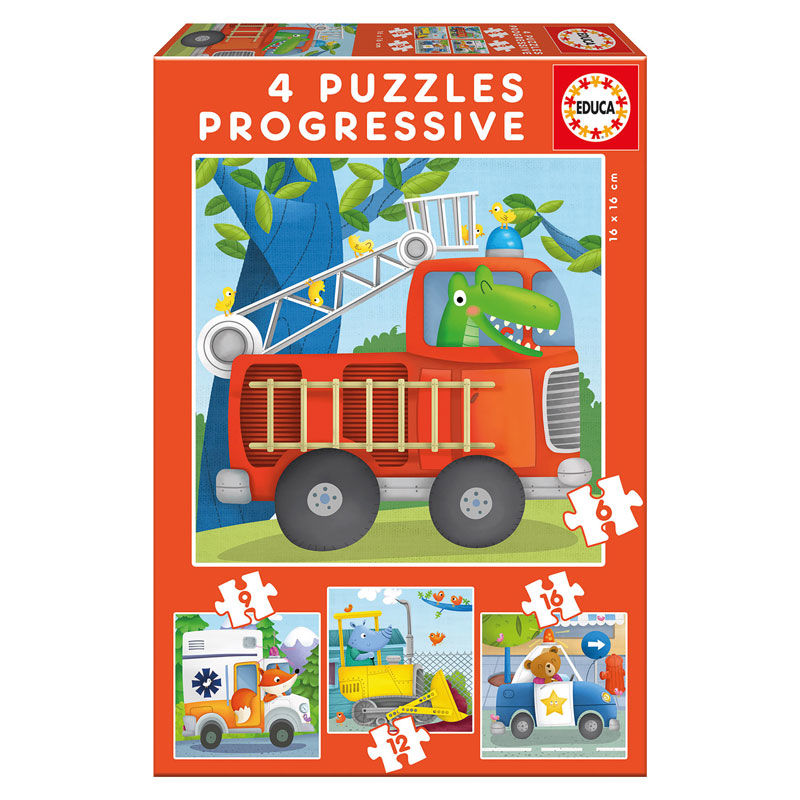 Puzzle Progresivo Patrulla de Rescate 6-9-12-16pzs - Frikibase.com