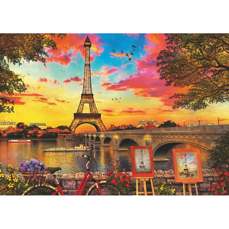 Puzzle Puesta de Sol en Paris 3000pzs - Frikibase.com