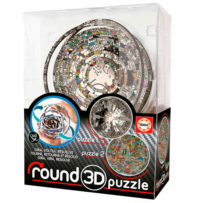 Puzzle Round 3D Charles Fazzino - Frikibase.com