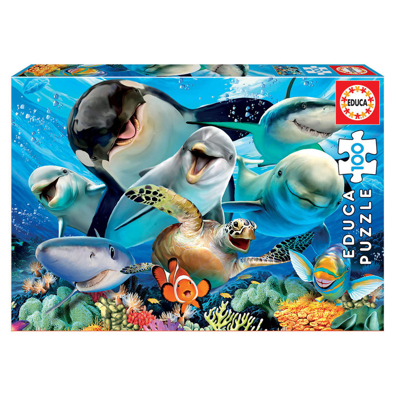 Puzzle Selfie Bajo el Agua 100pzs - Frikibase.com