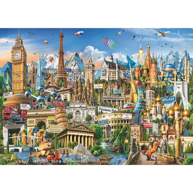 Puzzle Simbolos de Europa 2000pzs - Frikibase.com