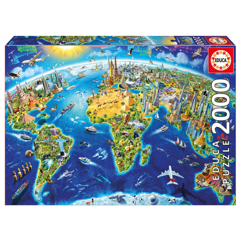 Puzzle Simbolos del Mundo 2000pzs - Frikibase.com