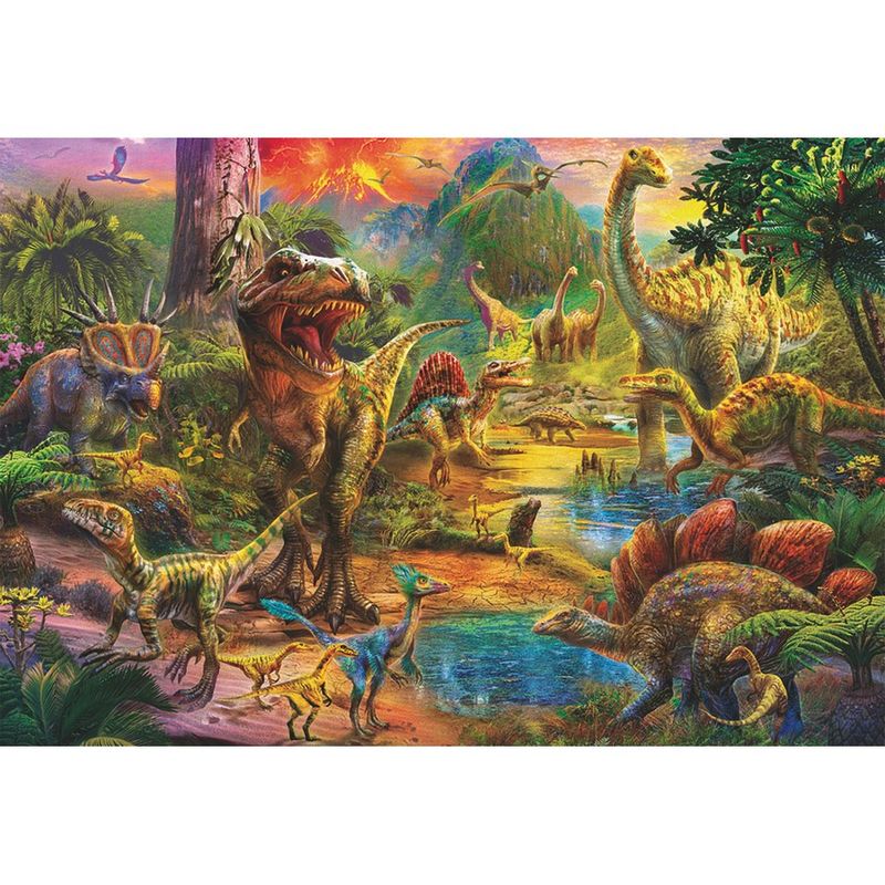 Puzzle Tierra de Dinosaurios 1000pzs - Frikibase.com