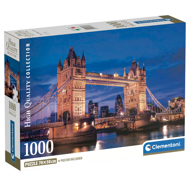 Puzzle Tower Bridge at Night 1000pzs - Frikibase.com