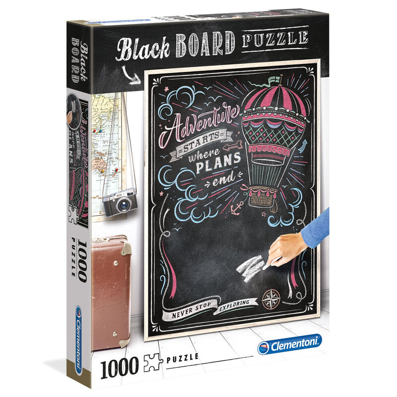 Puzzle Travel Black Board 1000pzs - Frikibase.com