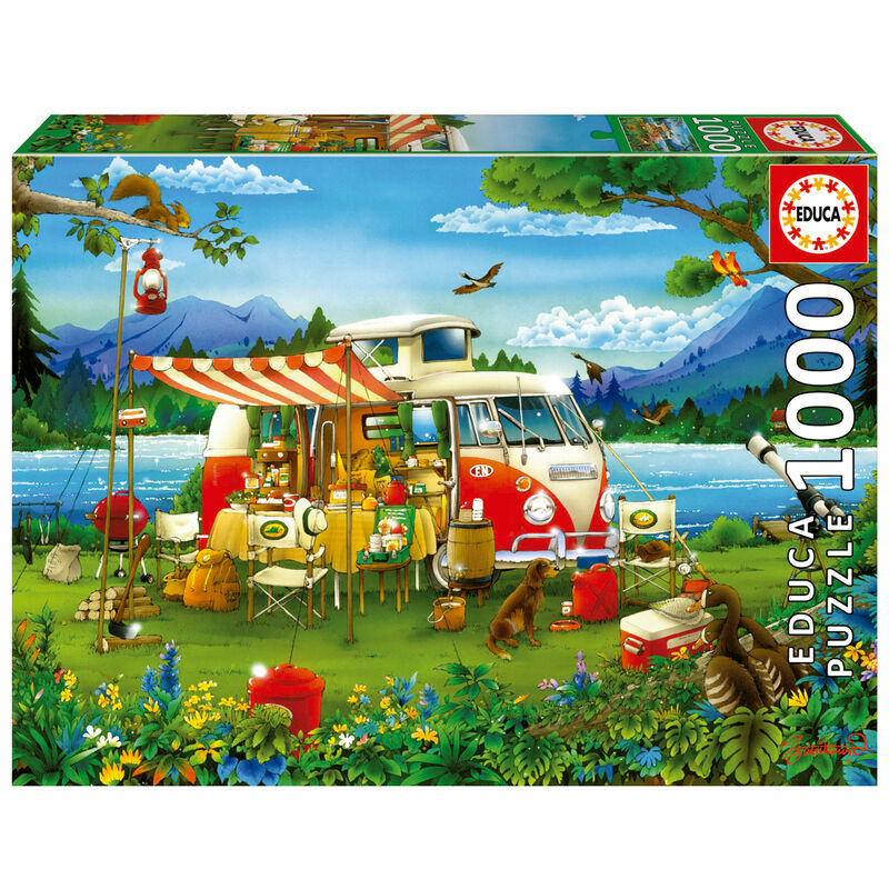 Puzzle Vacaciones en el Campo 1000pzs - Frikibase.com