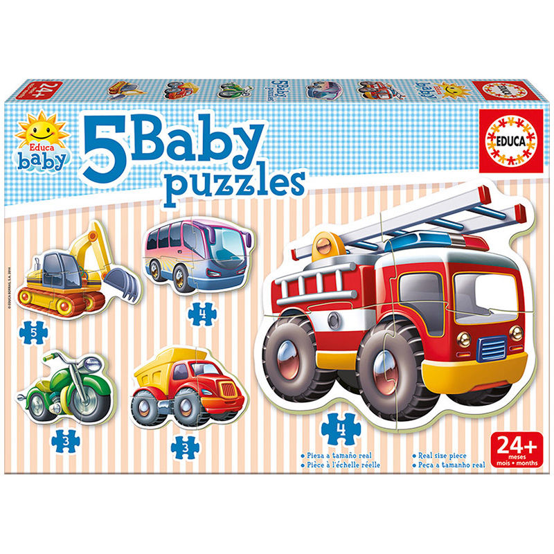 Puzzle Vehiculos 2-5pzs - Frikibase.com