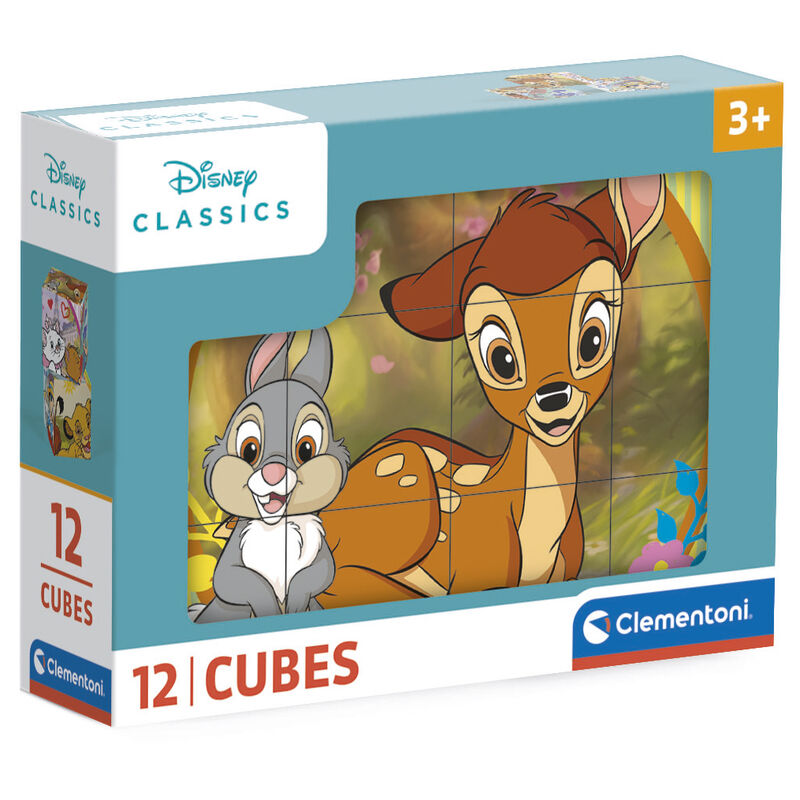 Puzzle cubo Bambi Disney 12pzs - Frikibase.com