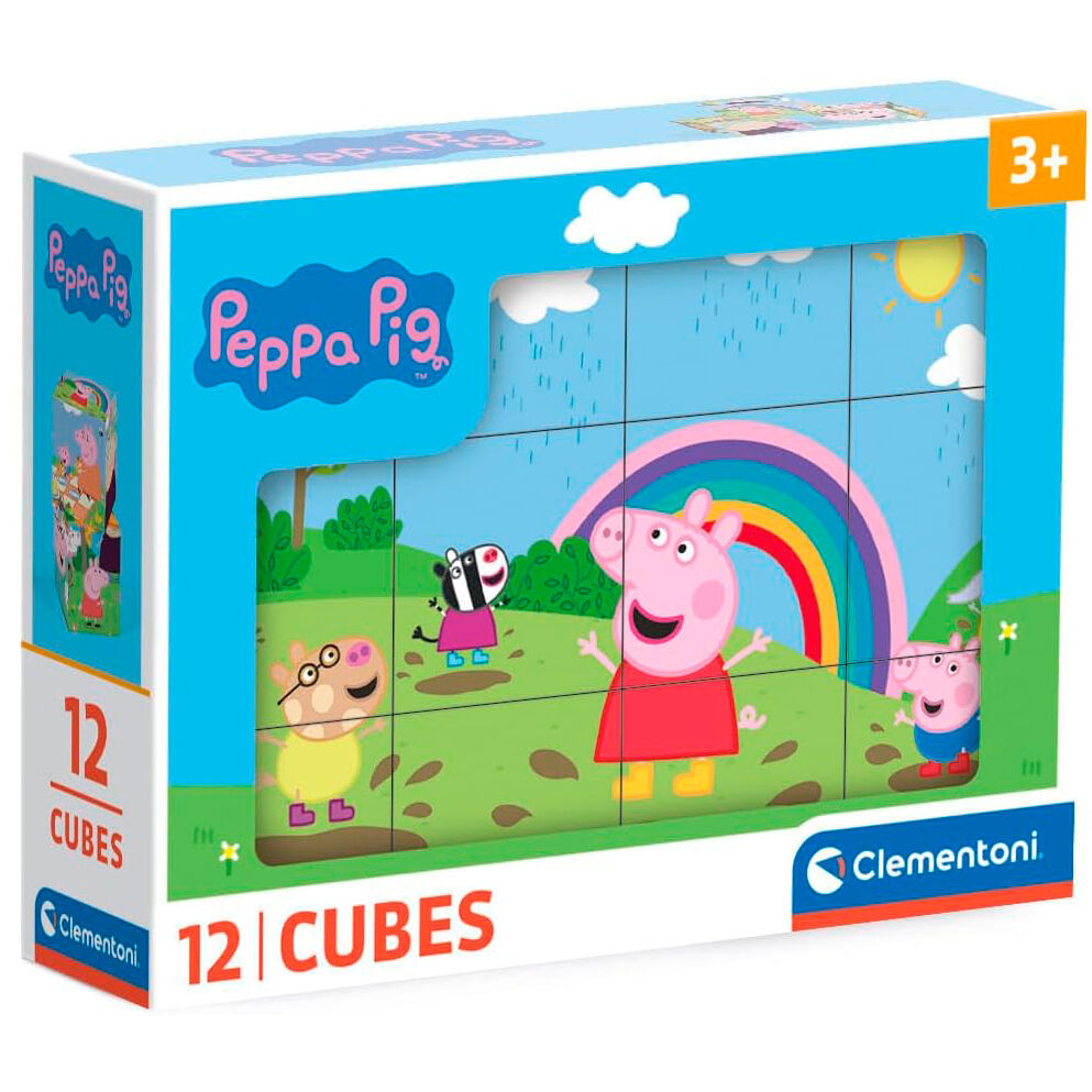 Puzzle cubo Peppa Pig 12pzs - Frikibase.com